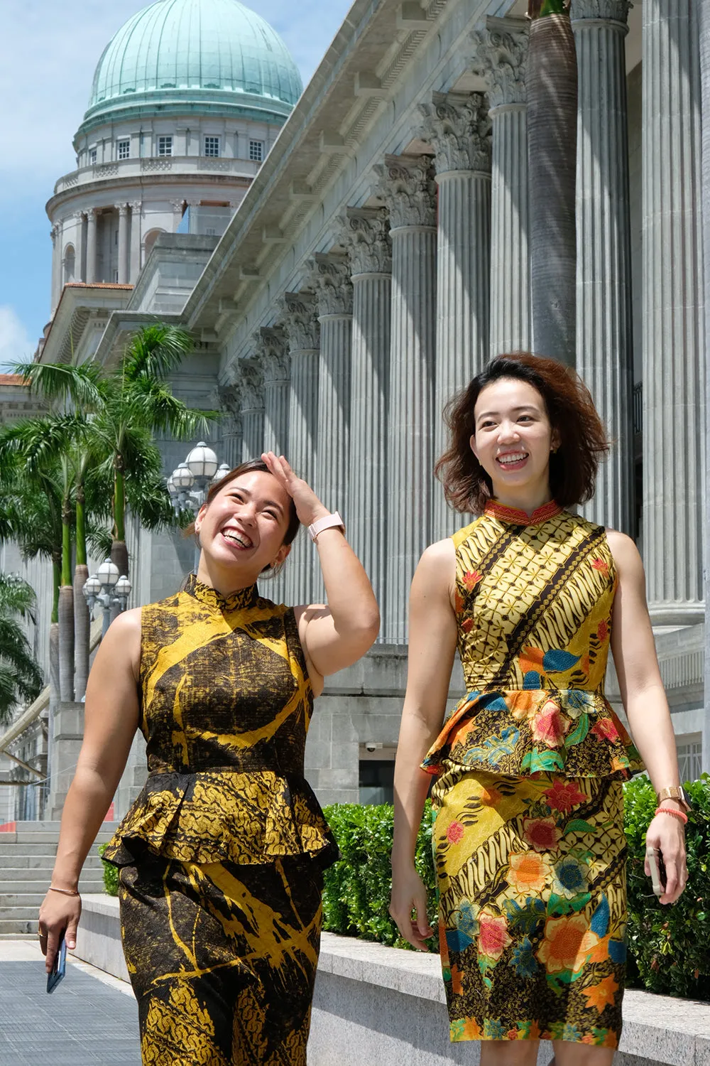 PEPLUM CHEONGSAM DRESS