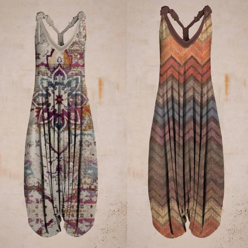 Pre-sale: tropical print jumpsuit