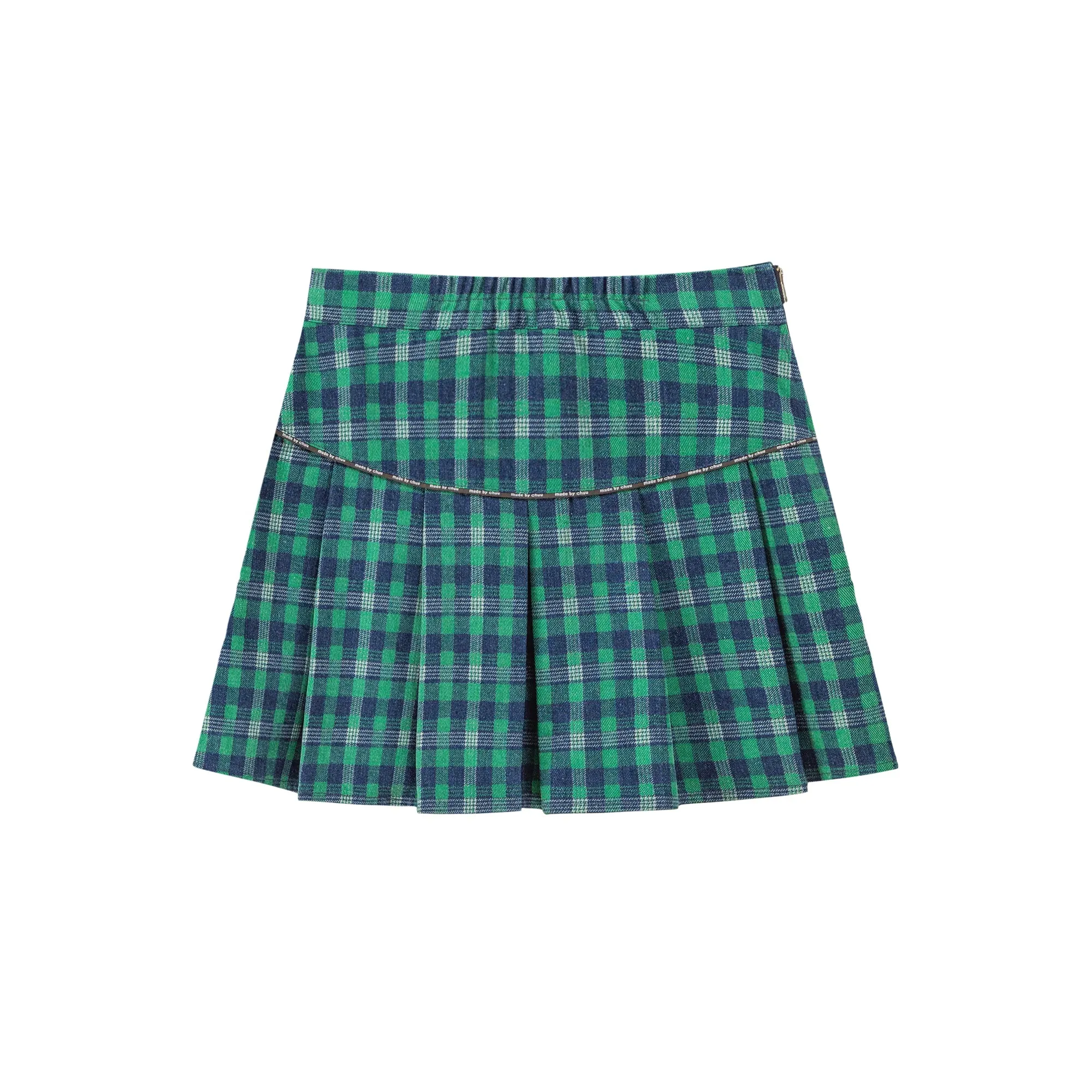 Preppy Queen Check Pleated Skirt