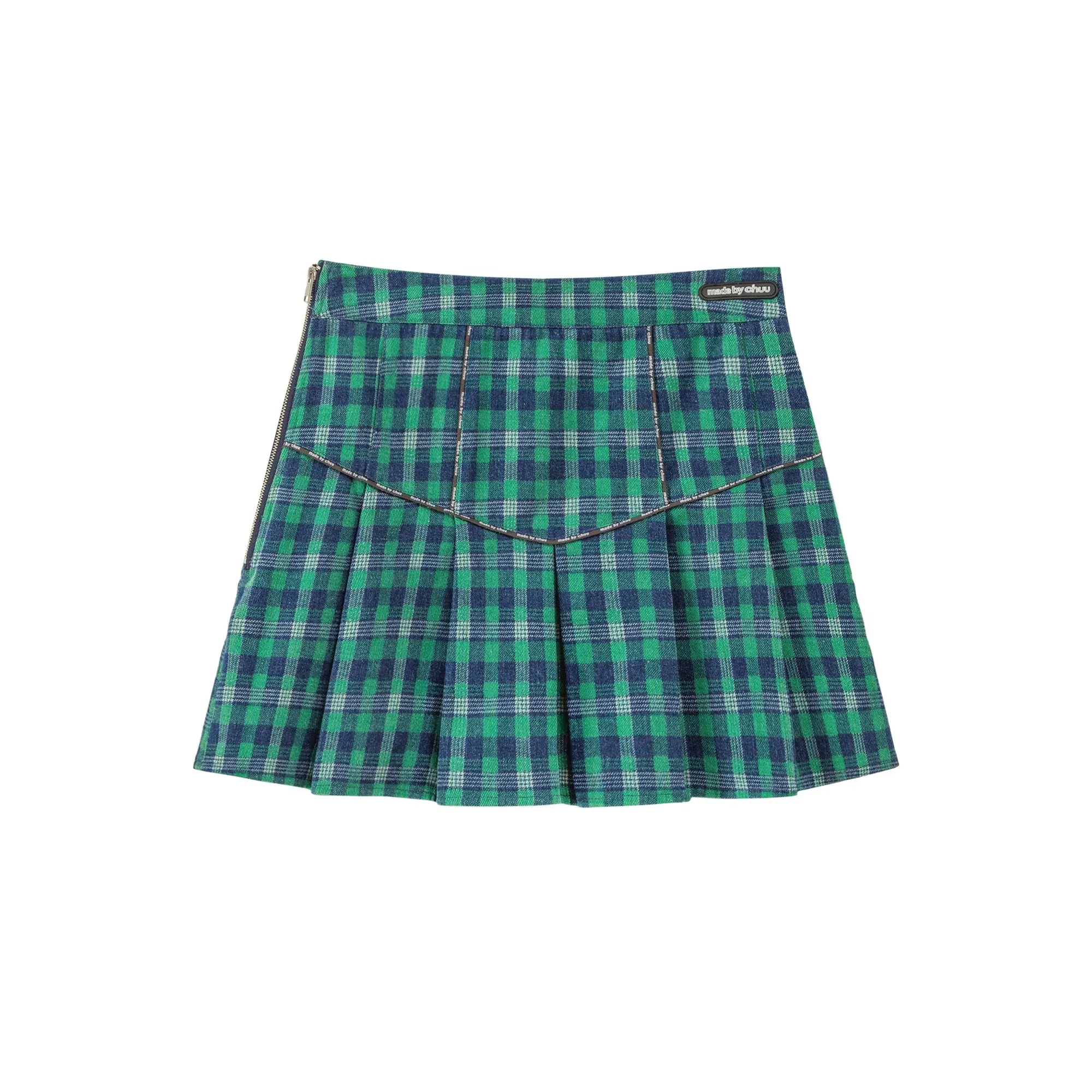 Preppy Queen Check Pleated Skirt