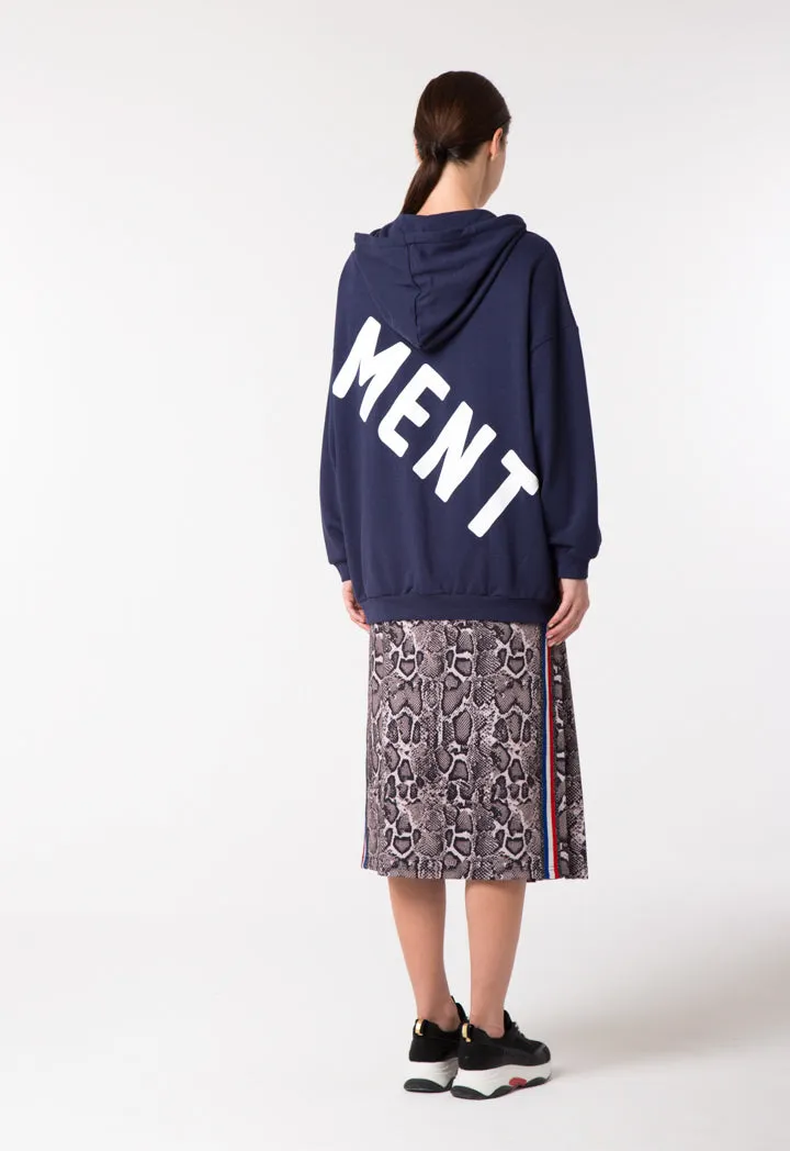 Printed Skirt With Side Tape
