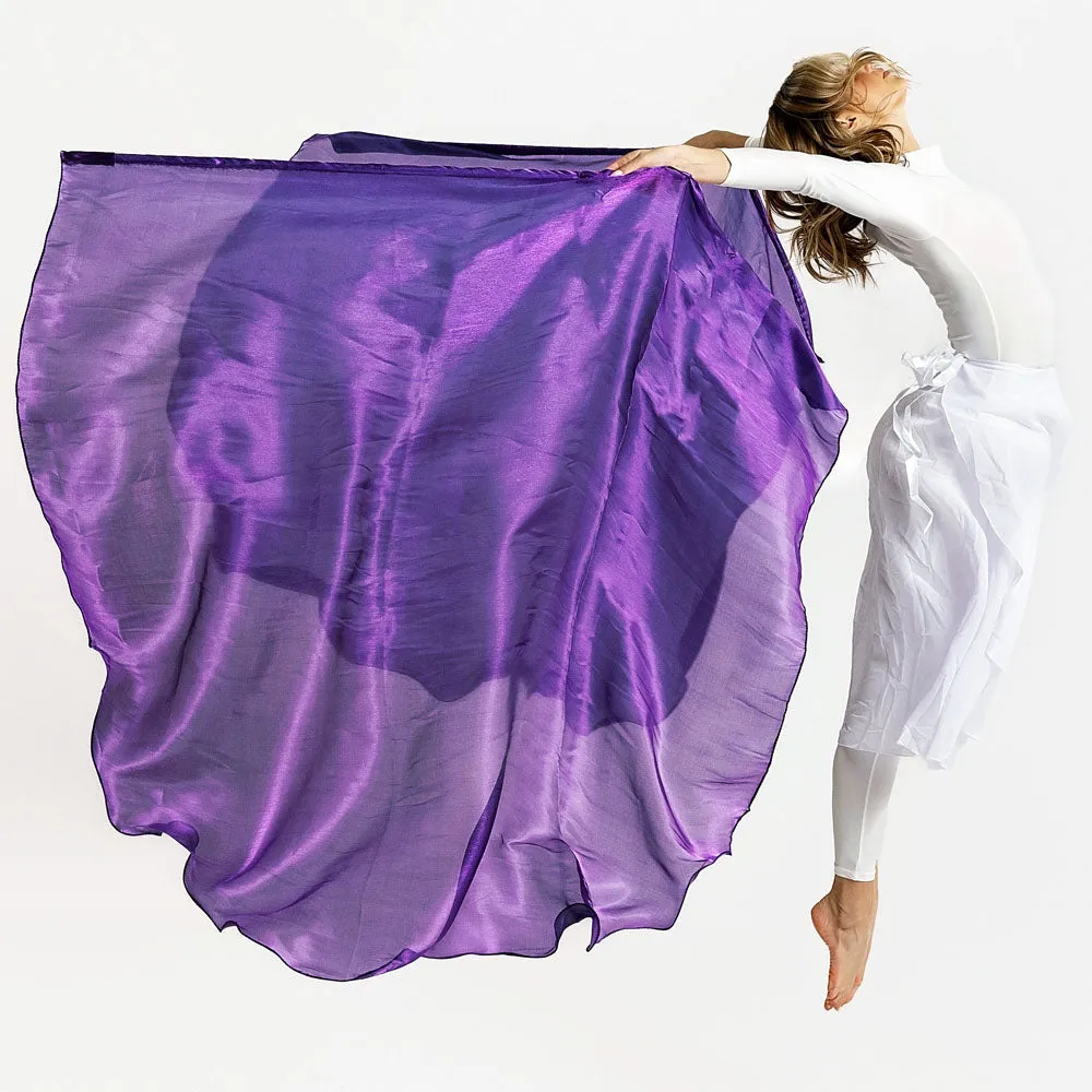 Purple Shimmer Worship Flags
