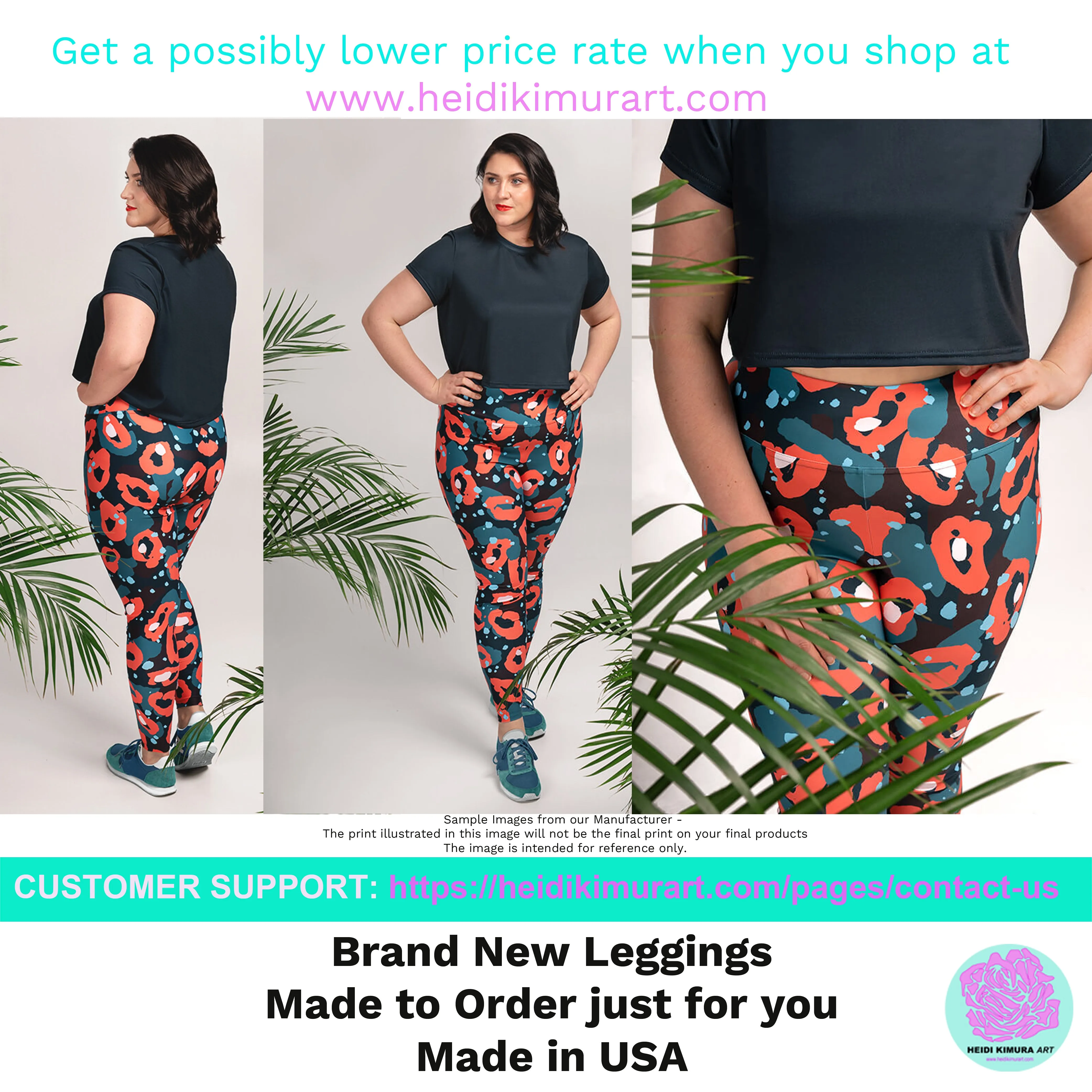 Radial Bright Rainbow Tights, Best Ombre Print Women's Plus Size Leggings Pants- Made in USA/EU