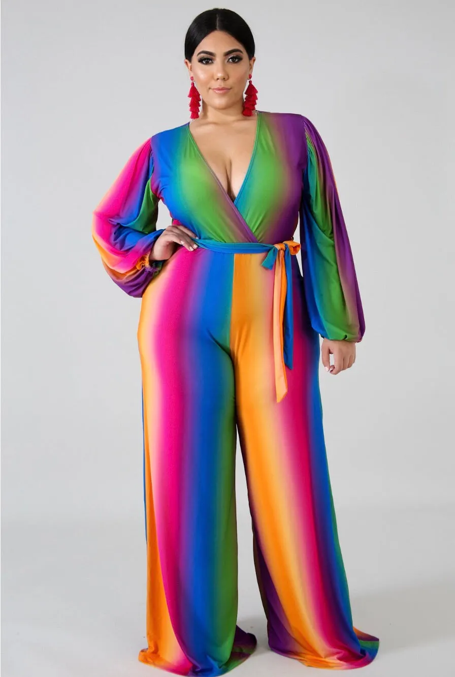 Rainbow Sexy Jumpsuit