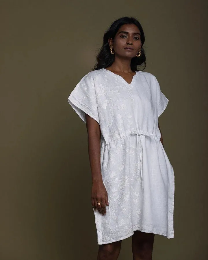Reistor - August Breeze Kaftan Dress (Coconut White)