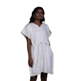 Reistor - August Breeze Kaftan Dress (Coconut White)