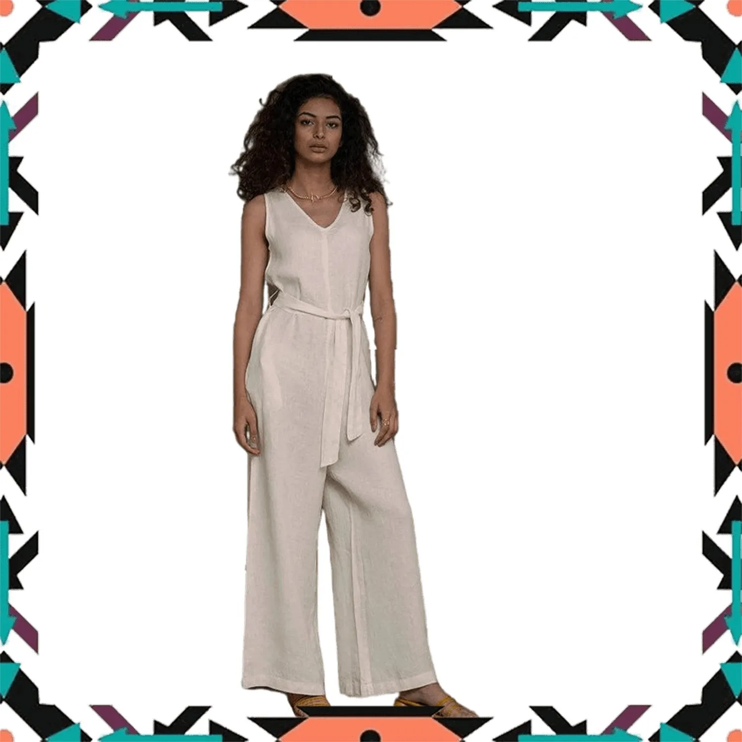 Reistor - Breakfast In Bed Jumpsuit (Shell Off-White)