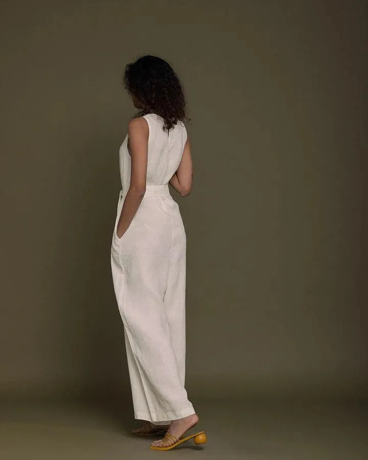 Reistor - Breakfast In Bed Jumpsuit (Shell Off-White)