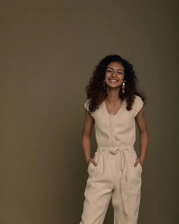 Reistor - Evening Chai Jumpsuit (Sand Beige)