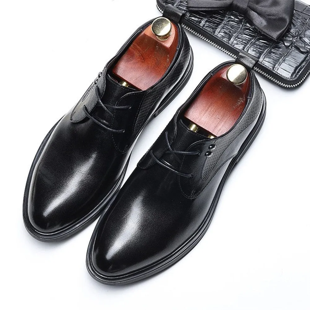 Retro Burnished Low Top Derby for Men