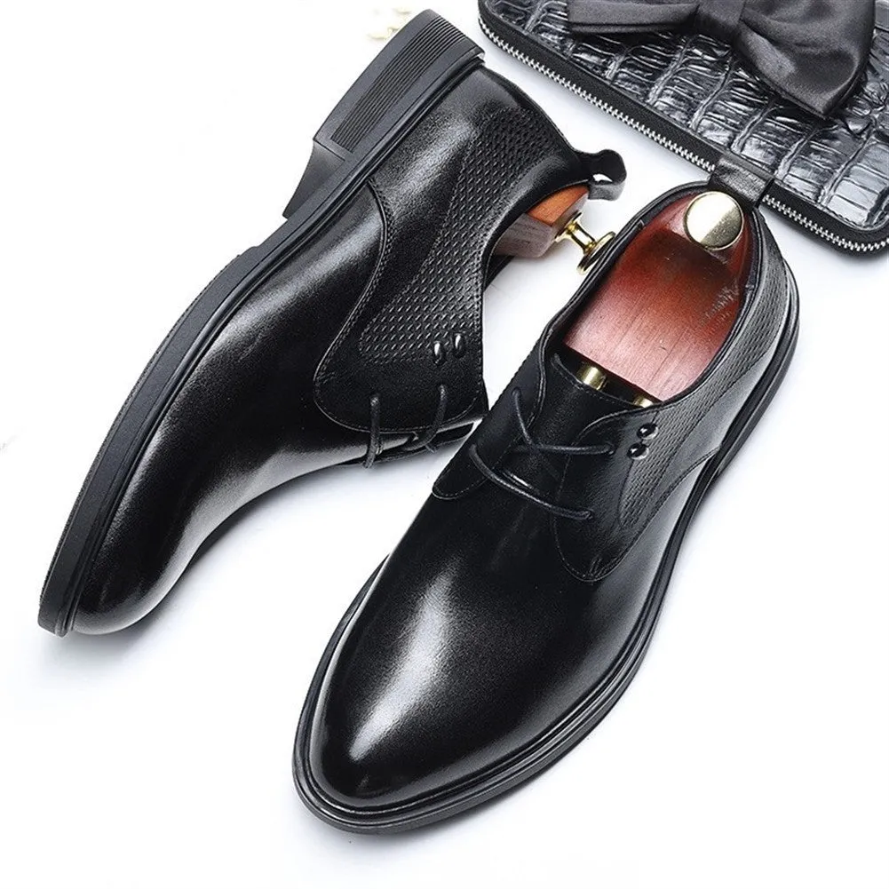 Retro Burnished Low Top Derby for Men