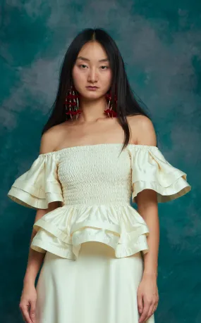 ROMA TOP - IVORY