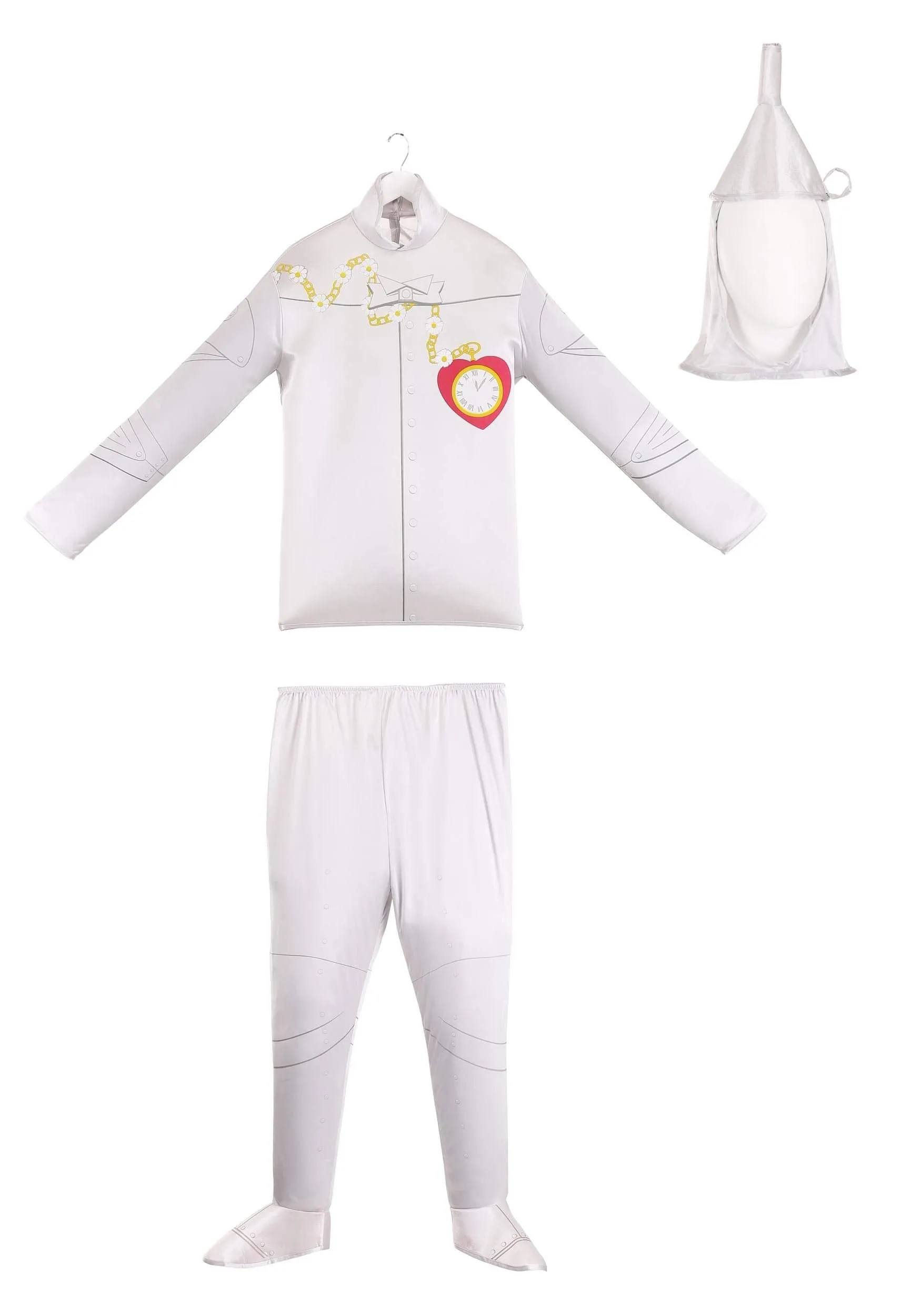 Rubie's mens Wizard of Oz 75th Anniversary Edition Tin Man adult sized costumes, Silver, One Size US