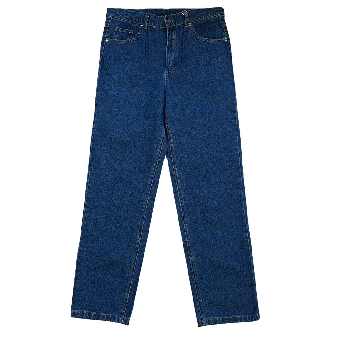 Santa Cruz - Oval Strip Youth Carpenter Pants Washed Indigo