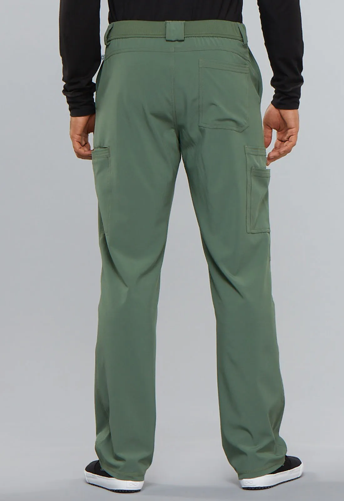 Scrub Pants - Cherokee Infinity Men's Fly Front Pant - Olive, CK200A