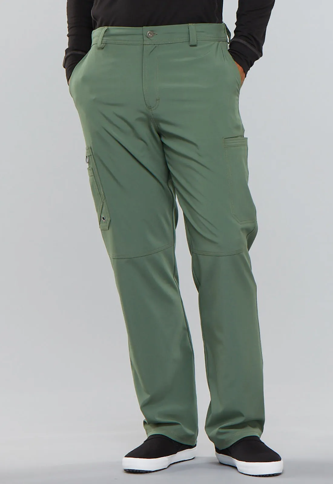 Scrub Pants - Cherokee Infinity Men's Fly Front Pant - Olive, CK200A