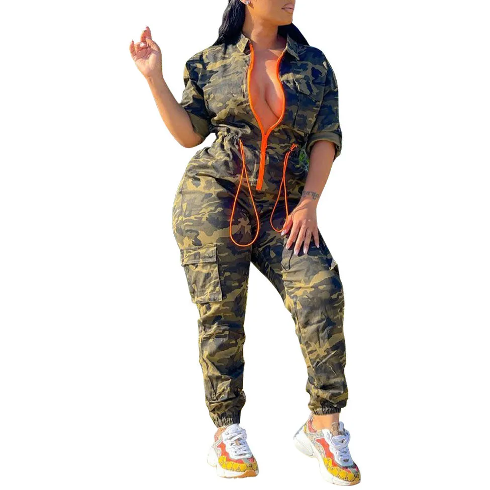 Sexy Ready for War Camo Jumpsuit