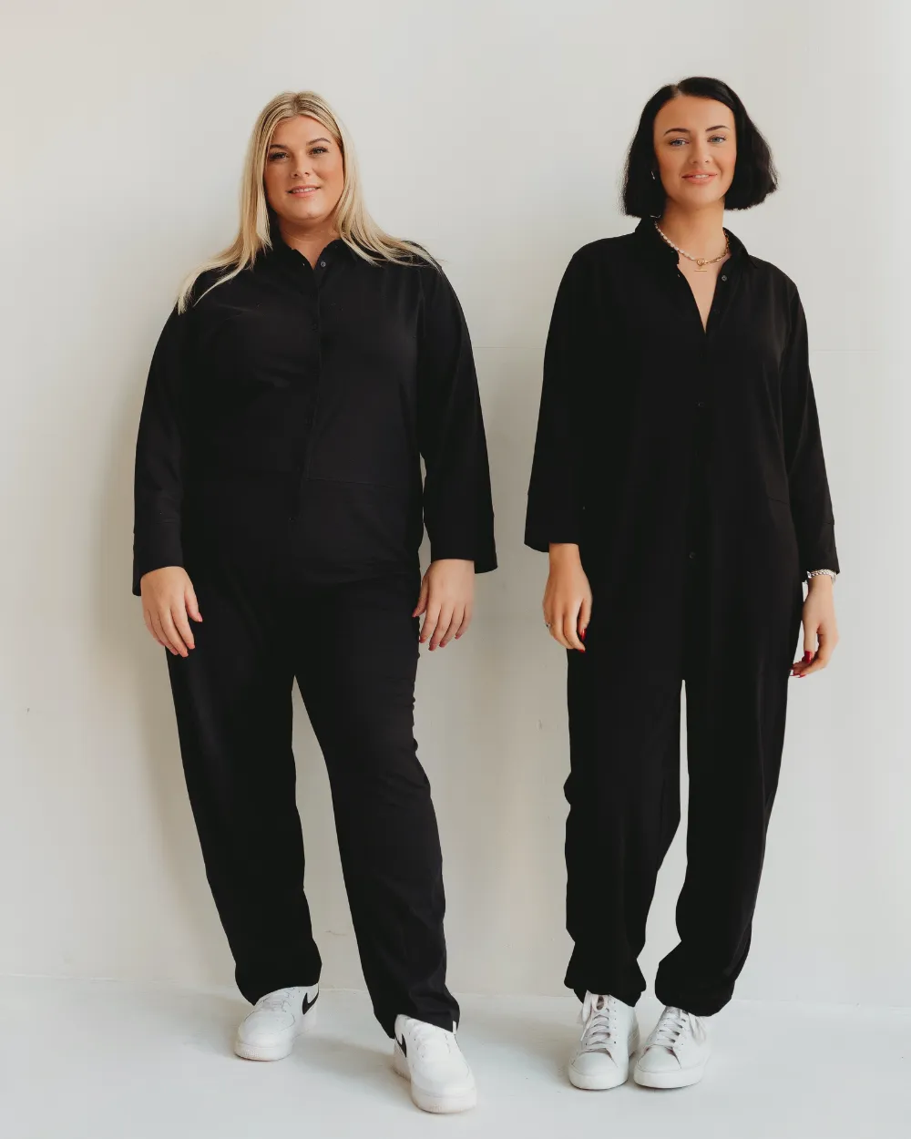 Shana Black Dungarees