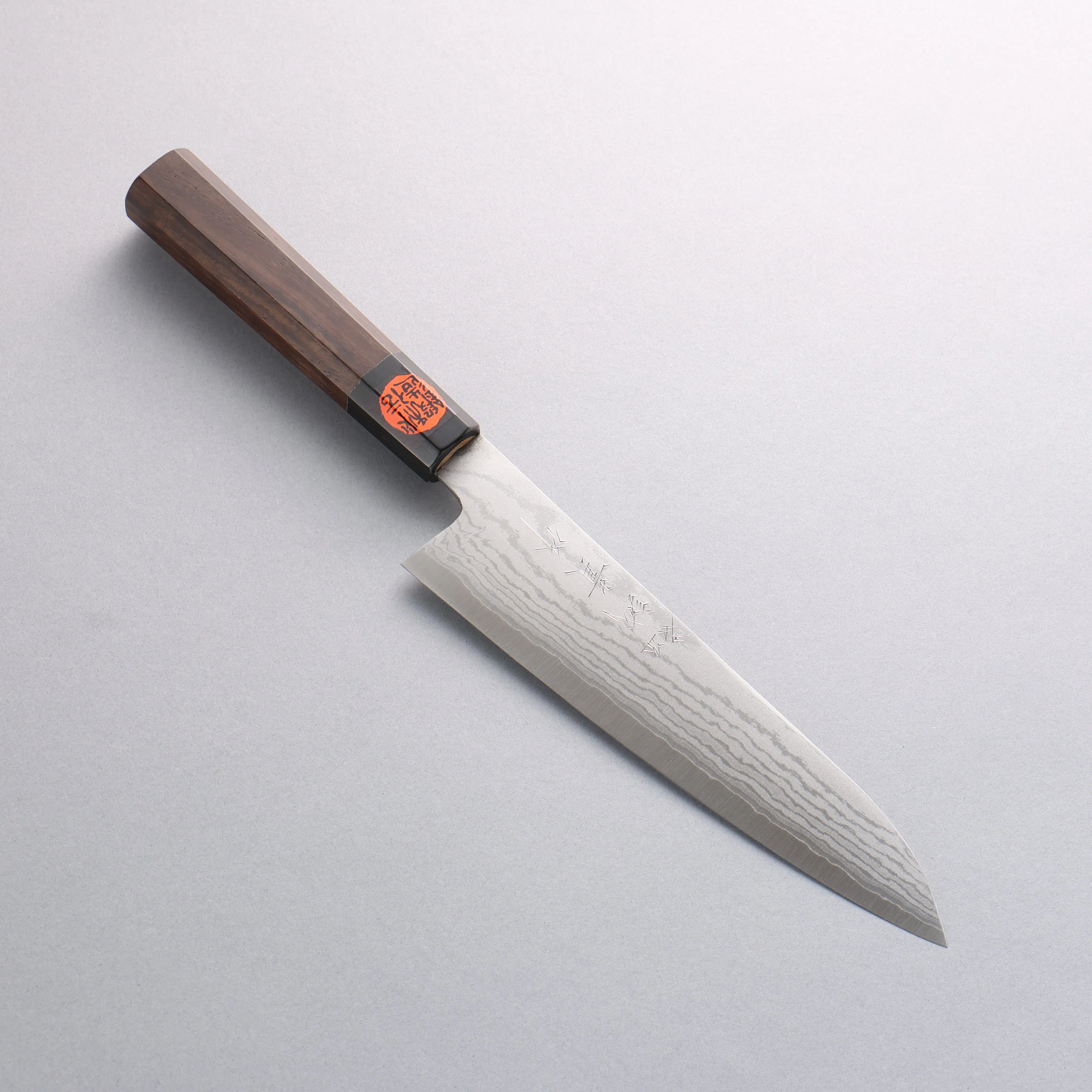 Shigeki Tanaka VG10 17 Layer Damascus Gyuto  180mm Walnut Handle