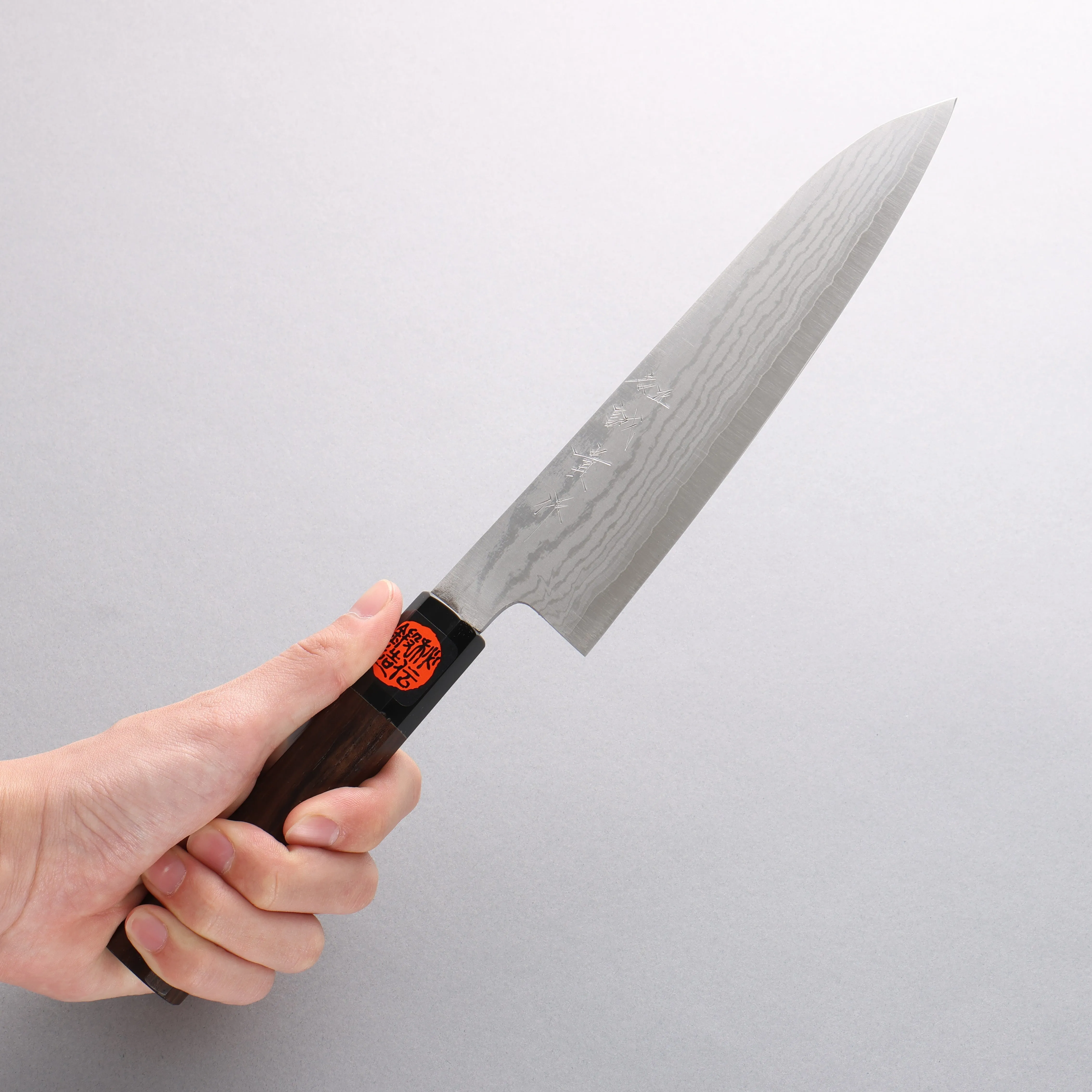 Shigeki Tanaka VG10 17 Layer Damascus Gyuto  180mm Walnut Handle
