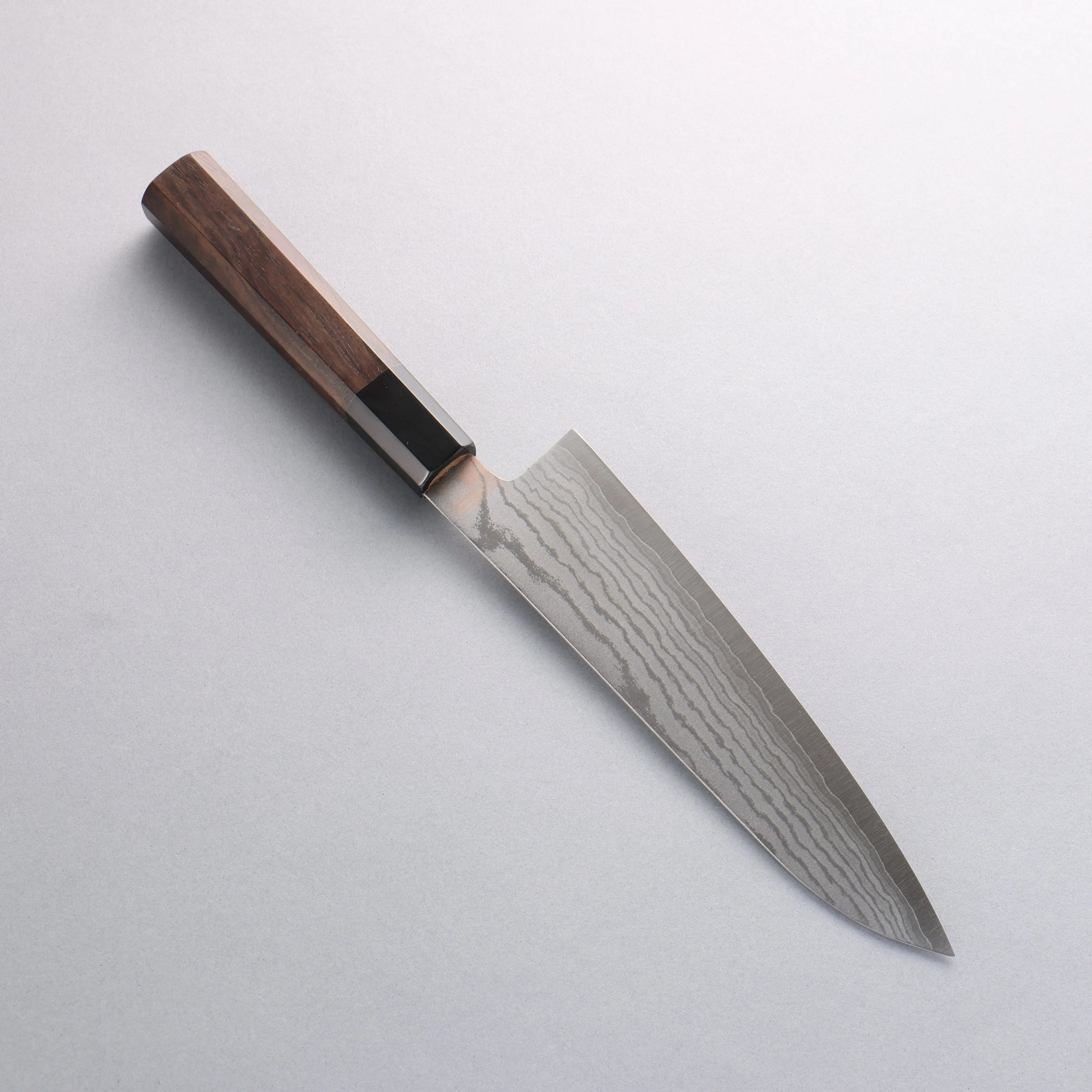 Shigeki Tanaka VG10 17 Layer Damascus Gyuto  180mm Walnut Handle