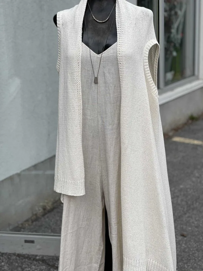 Shinestar Linen Jumpsuit S