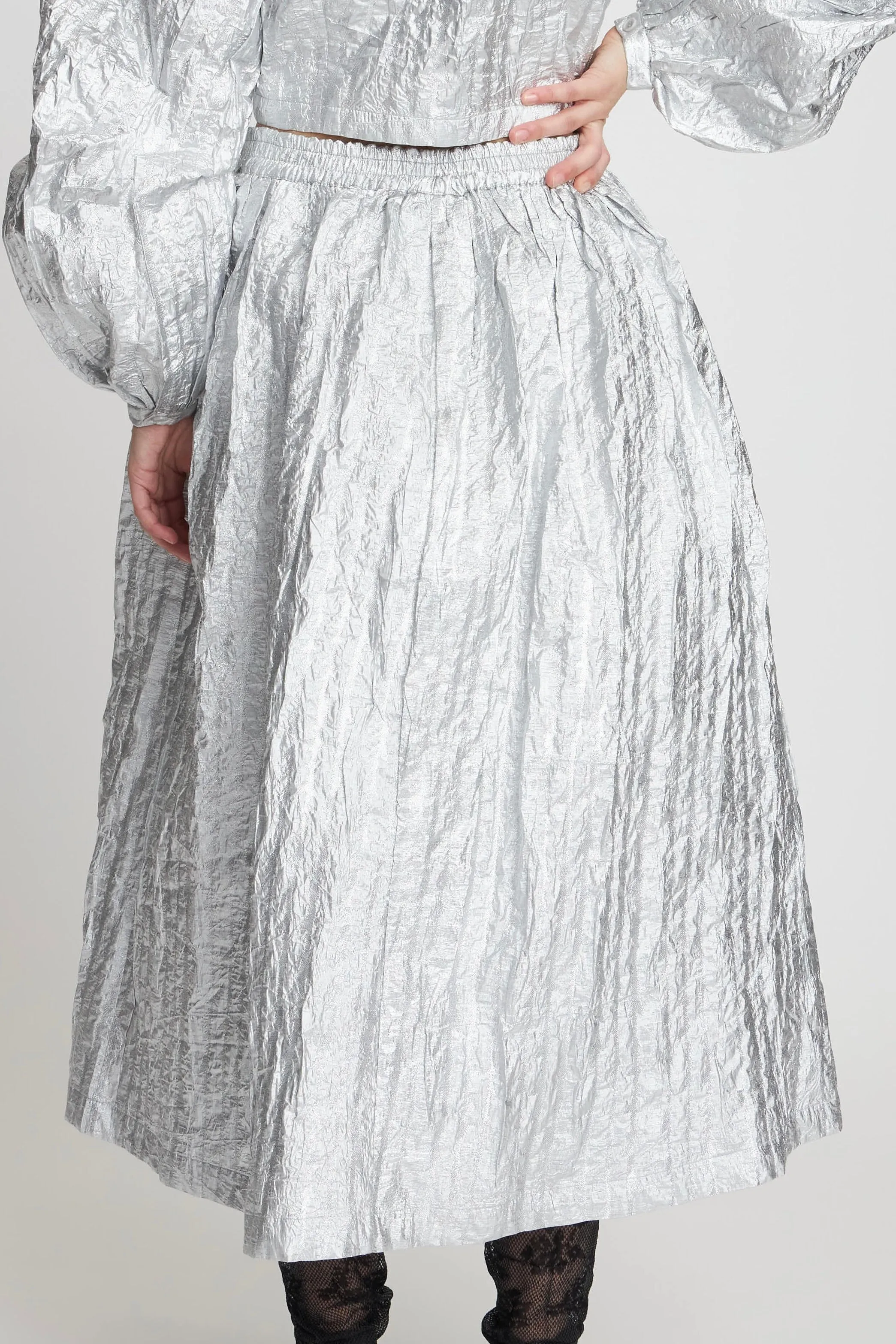 silver bomb skirt