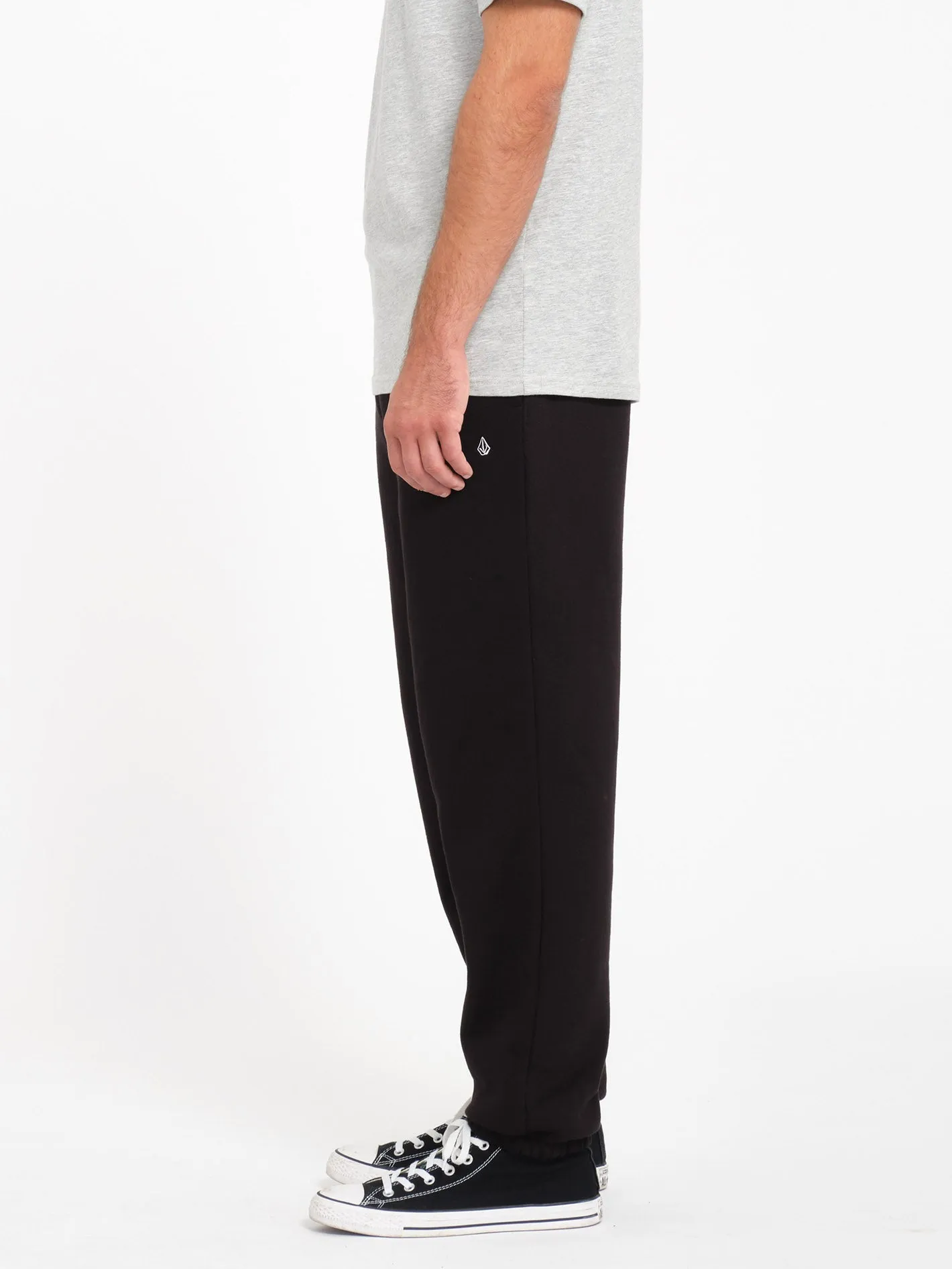 Single Stone Fleece Trousers - Black