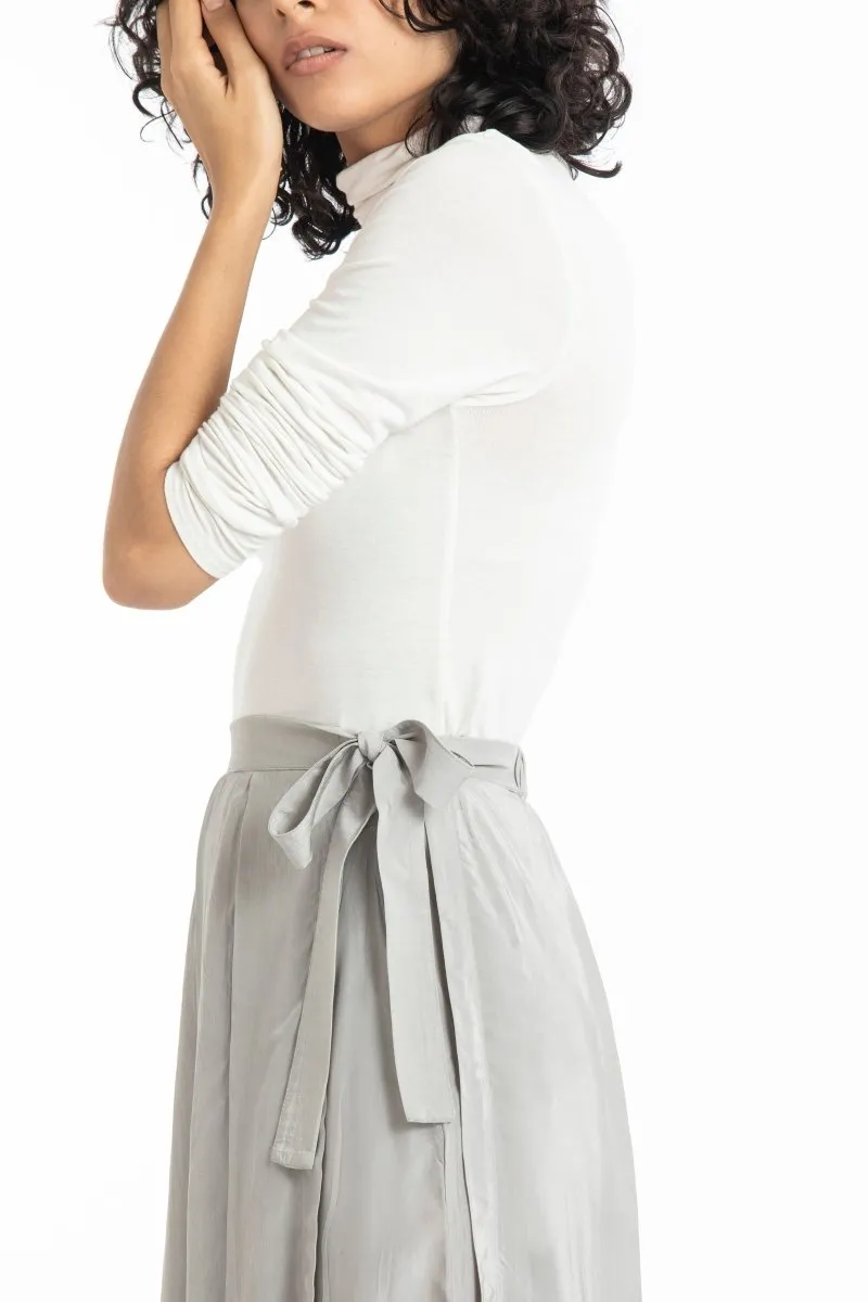 Skirt pant-Ash grey