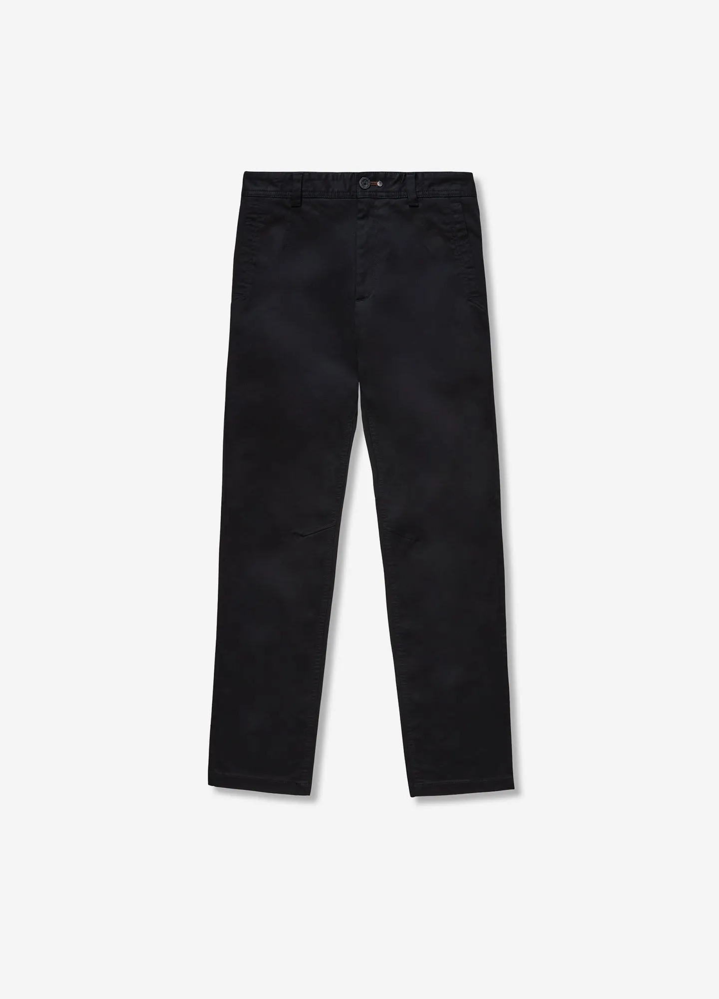 Slim Fit Cotton Stretch Chinos Black
