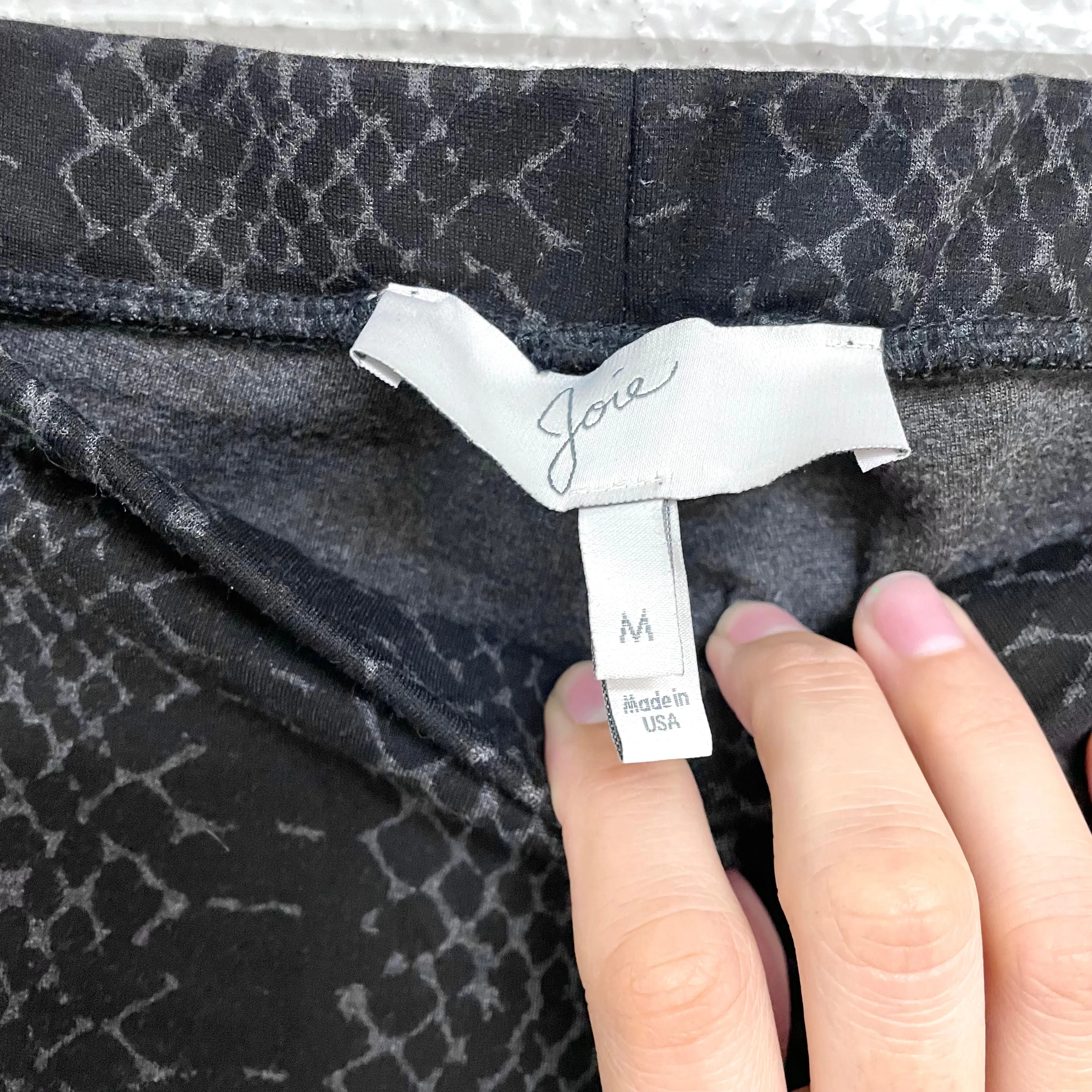 Snakeskin Print Leggings