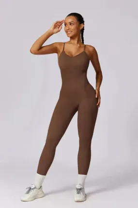 Solara – V-neckline – Modern active jumpsuit