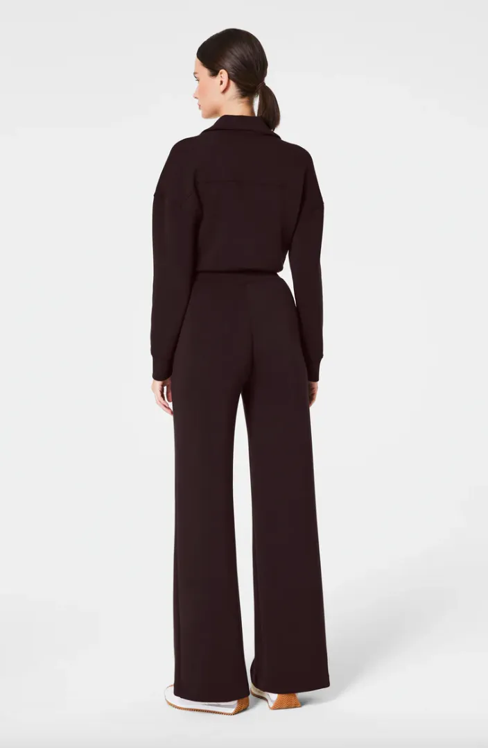 Spanx Airessential LS Jumpsuit Truffle Brown