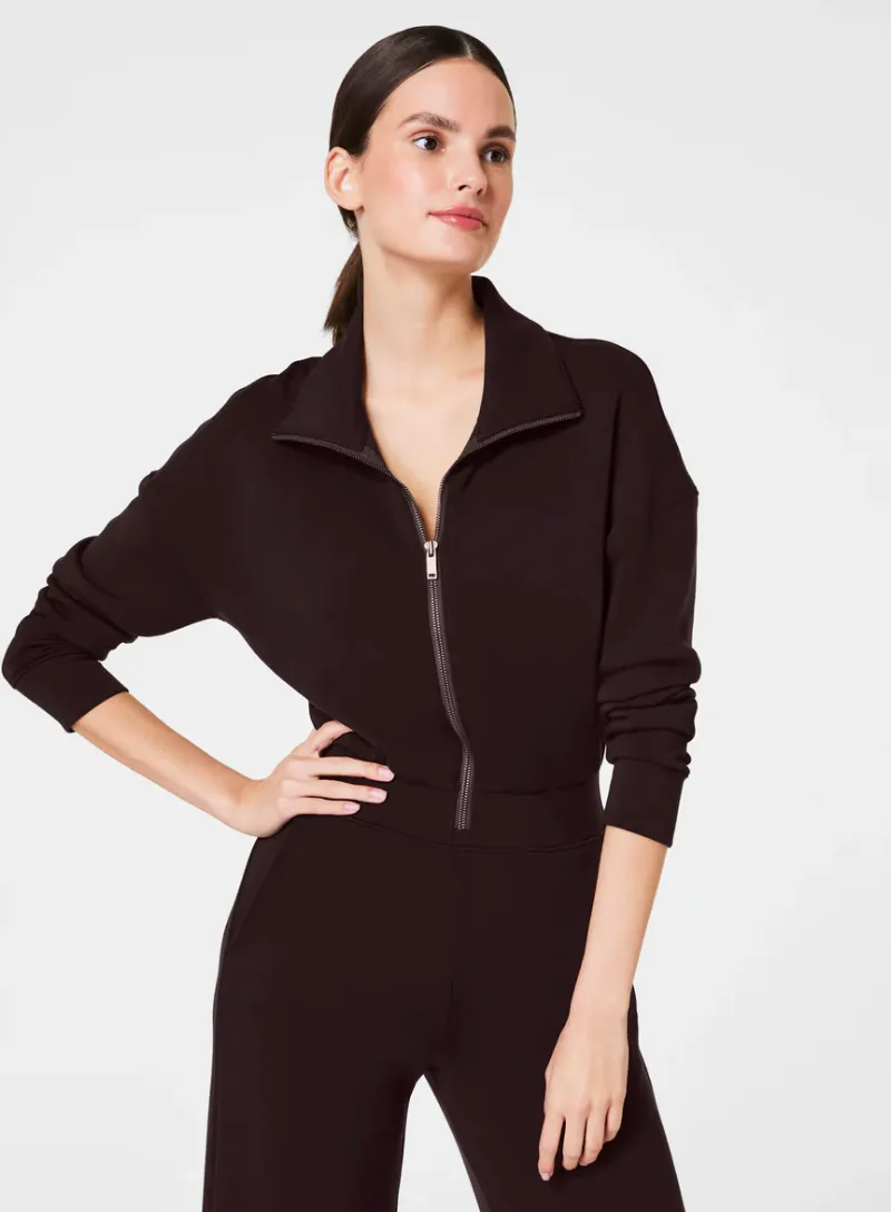 Spanx Airessential LS Jumpsuit Truffle Brown