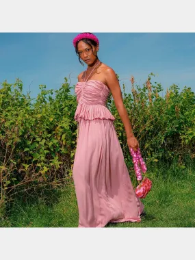 SRI Bamboo Palazzo Jumpsuit in Blush Pink