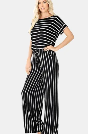 Striped Jumpsuit