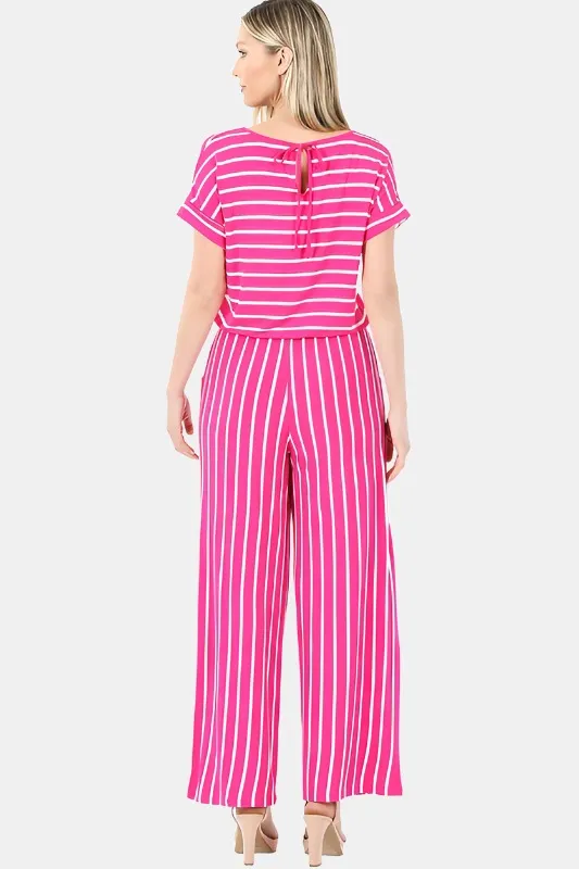 Striped Jumpsuit