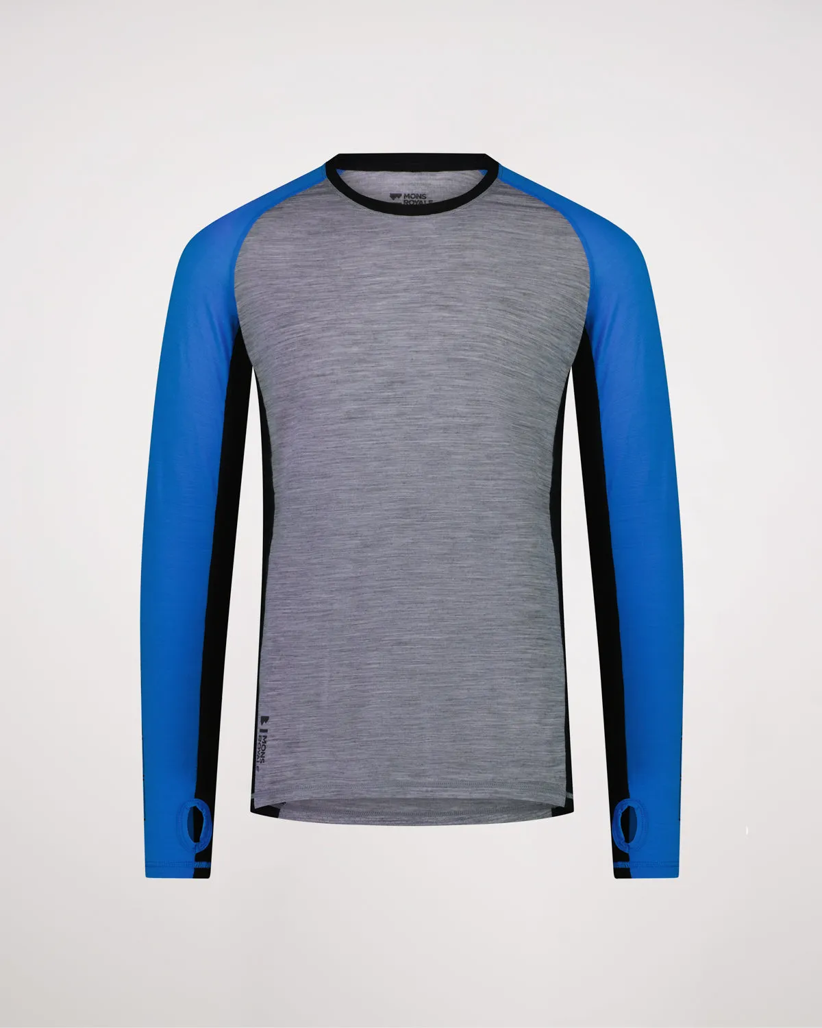 Temple Merino Long Sleeve - Blue Gravel