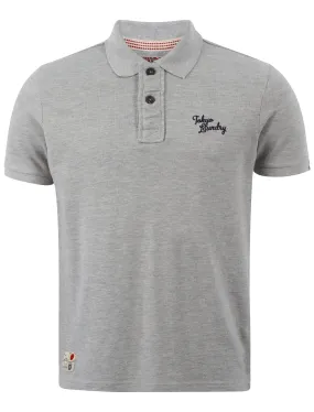 Tokyo Laundry Ezequiel light grey Polo Shirt