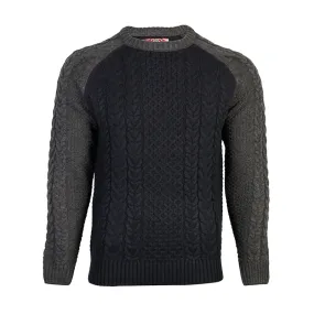 Tokyo Laundry Matty navy contrast sleeve jumper