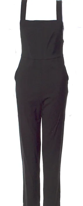 Totokaelo. Black Silk/Virgin Wool Blend Jumpsuit