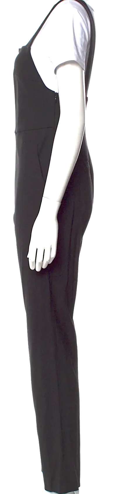 Totokaelo. Black Silk/Virgin Wool Blend Jumpsuit