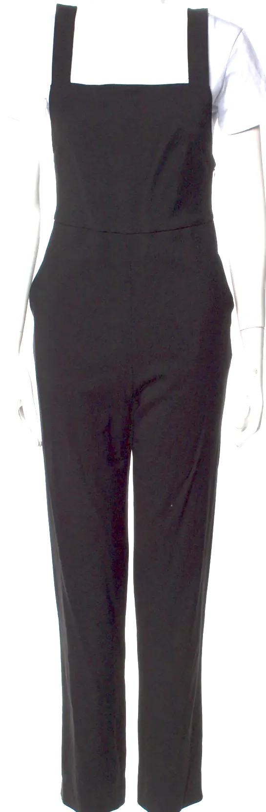 Totokaelo. Black Silk/Virgin Wool Blend Jumpsuit