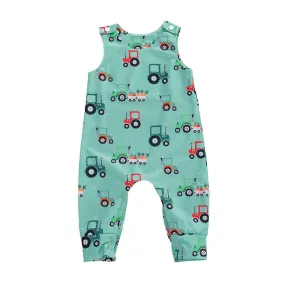 Tractor Baby Jumpsuit