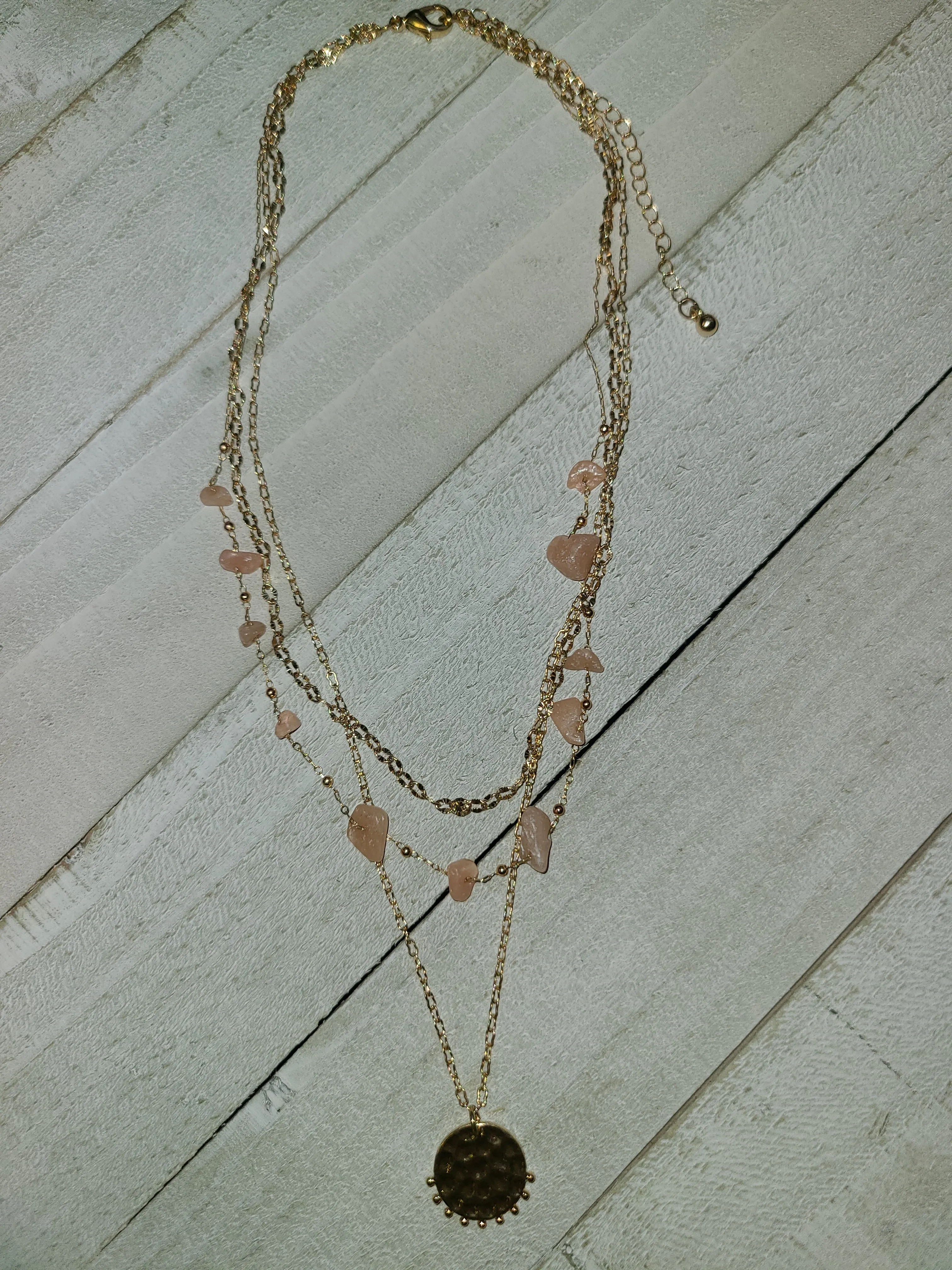 Triple Layer Golden Necklace