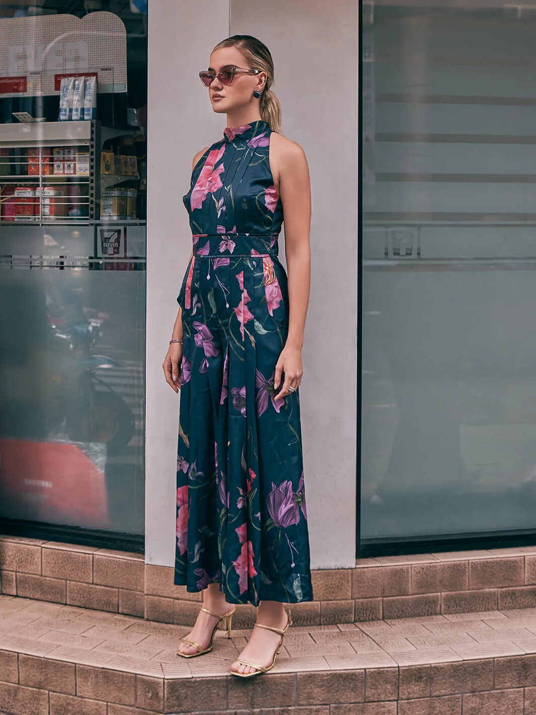 Upper East Pleated Jumpsuit