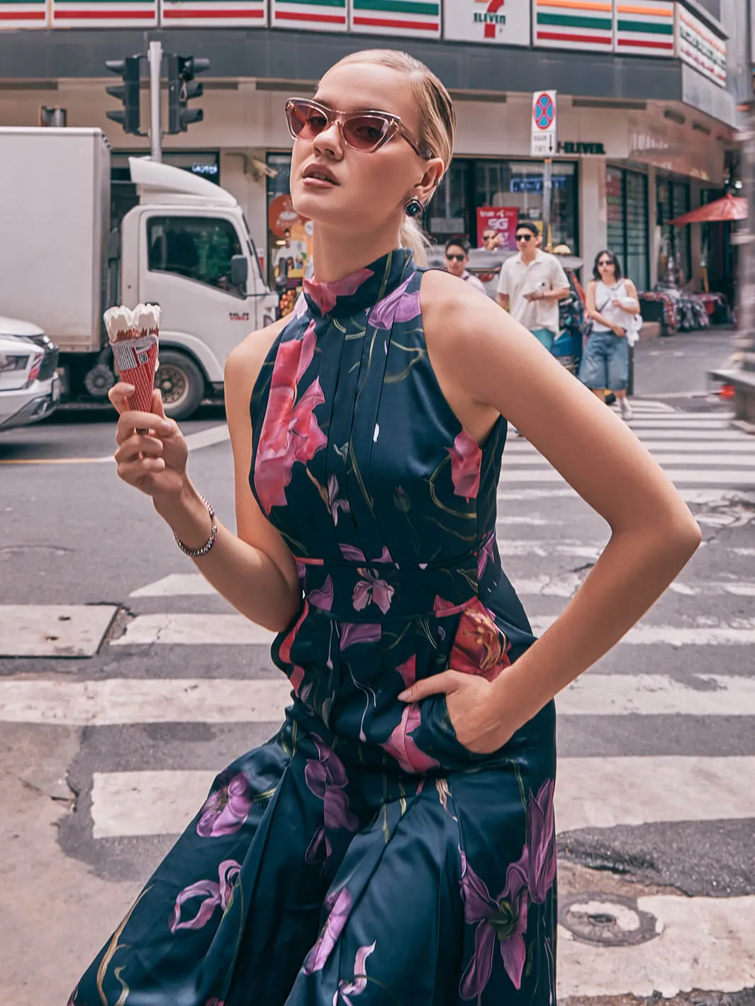 Upper East Pleated Jumpsuit