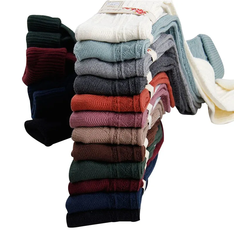 VenusFox High Quality Warm Cotton Thigh High Over The Knee Socks For Women