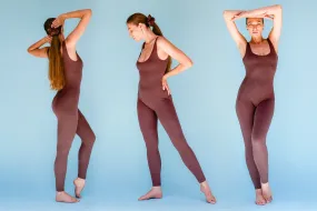 Via Olympia Unitard - Chocolate