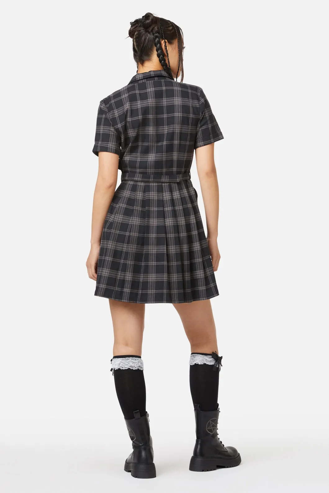 Victoria Tartan Pleated Dress